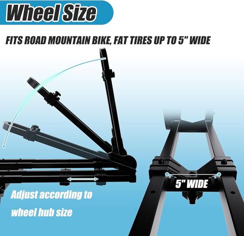 حامل الدراجة، وصلة ربط حامل الدراجة، حامل حامل الدراجة على شكل منصة 2 حامل للدراجة، مقاومة قوية للصدمات وليس من السهل هزها، مناسب لجميع الموديلات بفتحة مربعة مقاس 5 سم in Kuwait