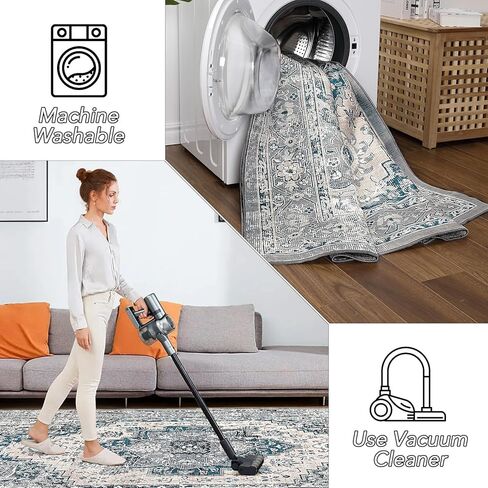 سجادة عداء عتيقة قابلة للغسل مقاس 2 × 6، سجادة حمام تقليدية غير قابلة للانزلاق، سجادة مطبخ غير قابلة للتساقط، سجادة مطبخ ناعمة لغسيل بهو الدخول in Kuwait