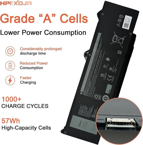 DR02P بطارية كمبيوتر محمول بديلة لـ Dell Latitude 5440 Latitude 5540 Precision 3480 Precision3580 Series 2X1V9 02X1V9 803W6 0803W6 in Saudi Arabia