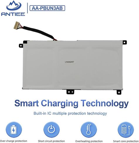 بطارية الجهاز اللوحي AA-PBUN3AB AA-PBUN3QB لأجهزة سامسونج نوت بوك 5 NP300E5K NP530E5M NP550XTA NP730QAA NP740U3L NP740U5L NP740U3M NP740U5M NP800G5M 300E5K 300E4M 500R5M 550XAA 8 500GM 810G5M سلسلة 11.4 فولت 43 وات في الساعة in Saudi Arabia