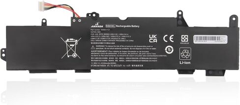 Amanda SS03XL 933321-855 Battery for HP EliteBook 840 G5 G6 EliteBook 730 735 740 745 830 836 846 G5 EliteBook 735 745 830 840 G6 Zbook 14U G6 Series HSN-I12C HSTNN in Saudi Arabia