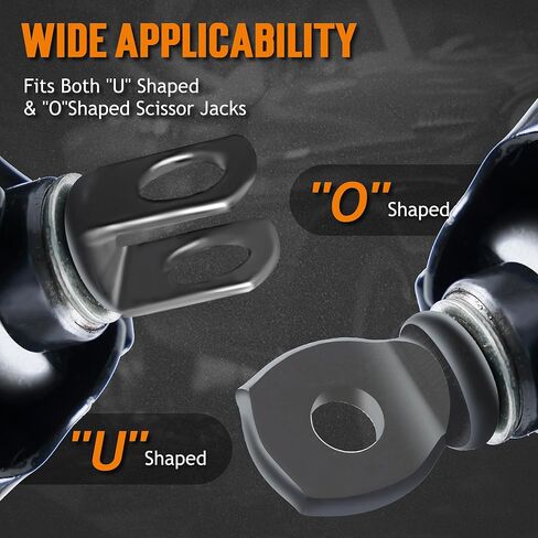 محول مقبس مقص TONDA مع محول مقبس الصدمات، محول مثقاب جاك المقطورة لمثاقب تأثير 1/2 بوصة أو مفتاح ربط 13/16 بوصة، سهل الرفع، أسود in Kuwait