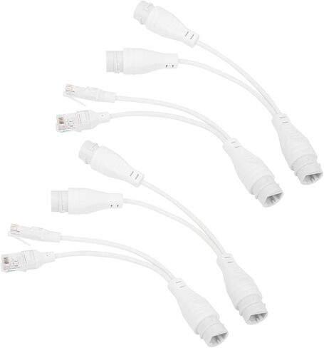 مجموعتان من كابلات مقسم POE - محول مقسم PoE مقاوم للماء من BesCable، مقاوم للمطر، طاقة خارجية عبر مقسم إيثرنت لكاميرا المراقبة IP، نقطة وصول لاسلكية وهاتف VoIP in Kuwait