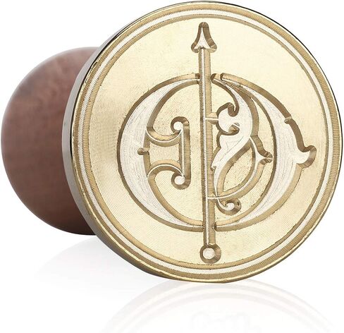 Wax Seal Stamp, Brass Seal with Wooden Handle, Victorian Letter B in Saudi Arabia
