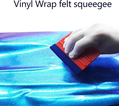 مجموعة ممسحة اللباد المكونة من 3 قطع، 3 ألوان من صلابة مختلفة يمكن استخدام ممسحة اللباد لوضع الملصقات، وتلوين النوافذ، وتغليف الفينيل in Kuwait