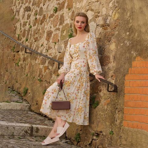 VOMIRA Platform Slides Sandals for Women Breathable Open Toe Cross Strop Slip On Espadrilles Wedge Sandals Summer Sandals in Saudi Arabia