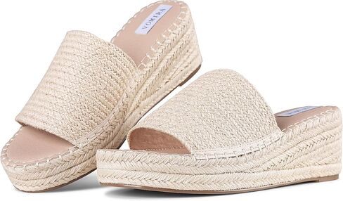 VOMIRA Platform Slides Sandals for Women Breathable Open Toe Cross Strop Slip On Espadrilles Wedge Sandals Summer Sandals in Saudi Arabia