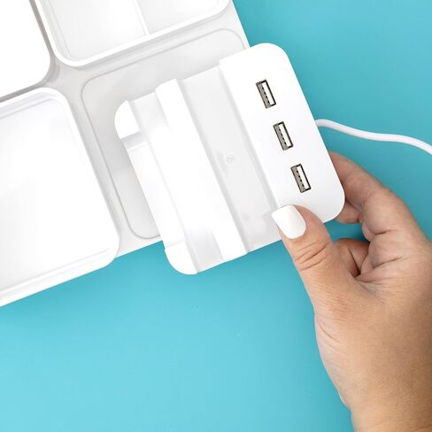 نظام تخزين USB معياري من We R Memory Keepers Makers Printmaker أبيض، قطع متشابكة، تنظيم، مضغوط، صناعة الطباعة، سجل القصاصات، وضع العلامات، يوميات، الفنون، الحرف اليدوية، الخياطة in Saudi Arabia