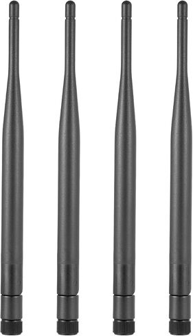 4PCS Dual Band WiFi Antenna 2.4GHz 5GHz 5.8GHz Antenna External RP-SMA Male Antenna 5dBi 19cm/7in for Wireless Router Mobile Hotspot WiFi DVR Recorder Wireless LAN in Kuwait