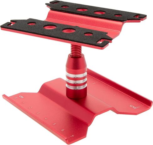 DKKY RC Car Work Stand Work Repair Workstation 360 درجة دوران رفع أقل مع صينية لولبية لـ Traxxas TRX4M Axial SCX24 FCX24 Arrma Redcat Losi RC Crawler Truck Buggy (أسود) in Saudi Arabia