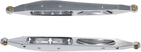Upgrade for Axial 1/10 RBX10 Ryft 4WD Scale Rock Bouncer Aluminum Alloy Rear Trailing Arm for Crawler Car Parts Modification Kits 2Pcs(Silver) in Saudi Arabia