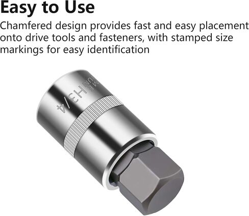 مجموعة مقابس ألين سداسية فاخرة مكونة من 37 قطعة من MULWARK، 3/8، 1/4، 1/2 بوصة. القيادة، السيارات، الدراجة، الدراجات النارية ومركبة ATV | SAE & Metric S2 مقبس CR-V مصنوع من الفولاذ وعزم الدوران العالي (عادي، 37 قطعة) in Kuwait