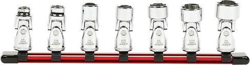 ARES 39017 – 10-Piece Multi-Drive 10mm Socket Set with Aluminum Rail – Premium Chrome Vanadium Socket Set Includes Shallow and Deep Metric Sockets on Aluminum Rail – High Visibility Size Markings in Kuwait