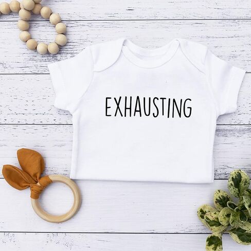 Printique Organic GOTS Certified Baby Onesie Unisex Bodysuit 0-18 months - Cute Funny Design in Saudi Arabia