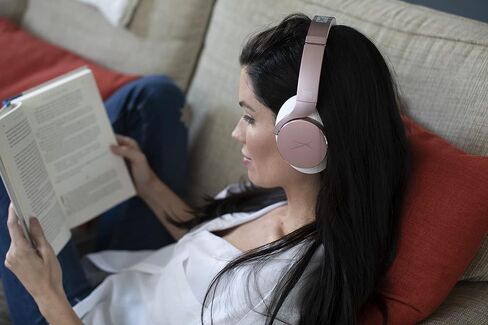 Altec Lansing Comfort Q+ Bluetooth Headphones, Active Noise Cancellation, Comfortable, Quite, Noise Cancelling Headphone, Up to 26 Hours of Playtime, 30 Ft. Wireless Range, White/Cream in Saudi Arabia