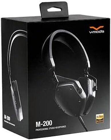 V-MODA M-200 Hi-Res Audio Studio Headphones - Matte Black in Saudi Arabia