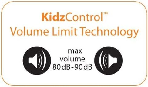 Kidz Gear Fold-Flat Travel Headphones - Pink in Saudi Arabia