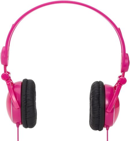 Kidz Gear Fold-Flat Travel Headphones - Pink in Saudi Arabia