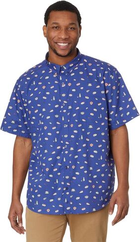 Johnston & Murphy Men's Short Sleeve Sushi Print Shirt in Saudi Arabia