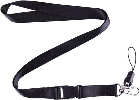 YOUOWO 5 حزمة مكتب الرقبة اسهم انفصال مشبك تعزيز نموذج هوك الانفصال حزام الحبل لشارة الهوية، مفتاح، النساء الرجال الهواتف USB صفارات النايلون الأسود والأزرق والأصفر والبرتقالي والأرجواني in Kuwait