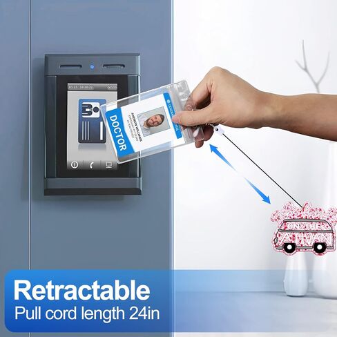 Plifal Badge Reel Holder Retractable with ID Clip for Nurse Nursing Name Tag Card Funny They See Me Rolling ICU ER Nursing Student Teacher Doctor RN LPN Medical Assistant Work Office Alligator Clip in Saudi Arabia