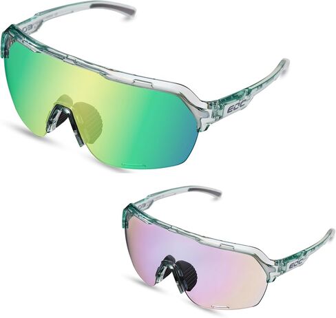 EOC SkyShift Color Mirrored Photochromic Transition Sports Sunglasses in Kuwait