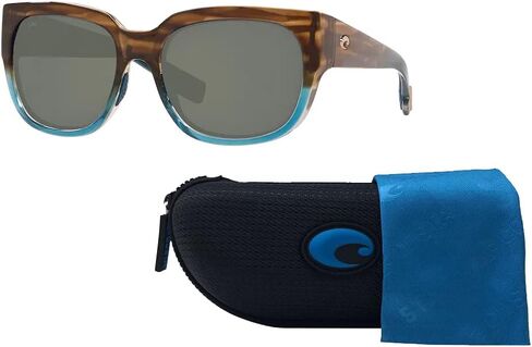 Costa Del Mar Women's Waterwoman Pillow Sunglasses With Designer iWear Eyewear Care Kit in Saudi Arabia