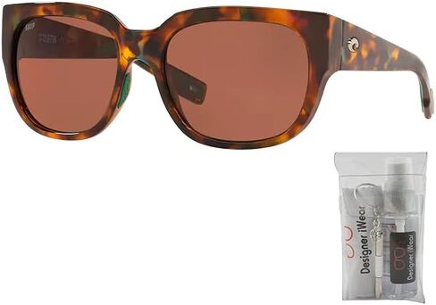 Costa Del Mar Women's Waterwoman Pillow Sunglasses With Designer iWear Eyewear Care Kit in Saudi Arabia