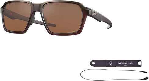 Oakley Parlay OO4143 Sunglasses for Men + BUNDLE Accessory Leash + BUNDLE with Designer iWear Care Kit in Saudi Arabia