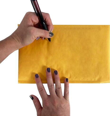 StarBoxes 20 Kraft Bubble Mailers 6x10 بوصة - #0 أكياس مظاريف مبطنة ذاتية الغلق، أصفر in Kuwait