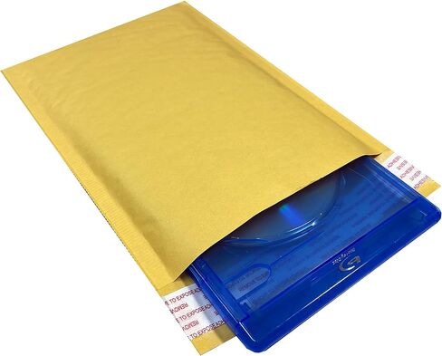StarBoxes 20 Kraft Bubble Mailers 6x10 بوصة - #0 أكياس مظاريف مبطنة ذاتية الغلق، أصفر in Kuwait