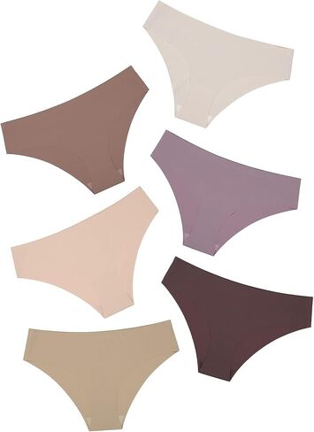 DEANGELMON نساء سلس ناعم سيور لا تظهر البيكينيات سراويل داخلية حزمة S in Kuwait