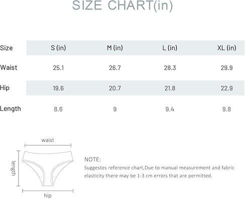 DEANGELMON نساء سلس ناعم سيور لا تظهر البيكينيات سراويل داخلية حزمة S in Kuwait