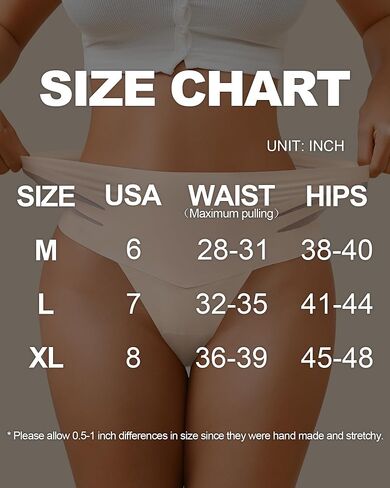 ASIMOON سيور عالية الخصر للنساء بدون خياطة للسيدات بدون عرض ملابس داخلية مثيرة قابلة للتمدد 3 عبوات in Kuwait