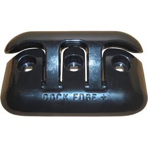 Dock Edge + Flip Up Dock Cleat, 8" - Black Aluminum