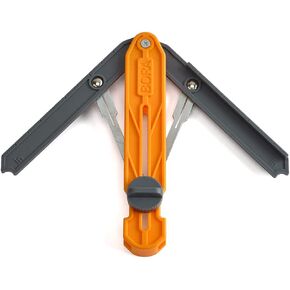 BORA MiteriX Compact Angle Finder Tool Gauge, Duplicates & Splits in Half for Precise Transfer to Miter Saw, Easy Corner and Angle Measuring & Duplicating - 530402