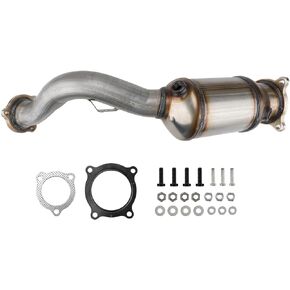 Torchbeam 16595 Catalytic Converter for A4 2009-2013, A5 2010-2011, Q5 2011-2014, 2L, 8K0254250FX, 8K0254253HX, 49078 High Flow Catalytic Convertor, Stainless Steel Catalytic Convert EPA, 1pcs