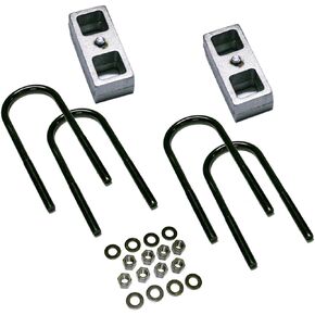 Superlift 2" Block Kit for Ford Bronco | Rear Lift Blocks, U-Bolts, & Hardware | 2125 | Fits 1980-1996 Ford Bronco