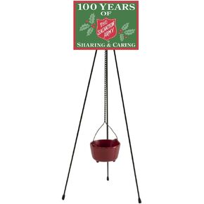 Byers' Choice Red Kettle with Tripod #430KE