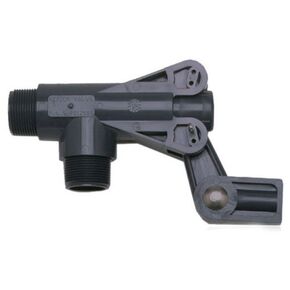 Kerick Valve PS125SS PVC Float Valve, Standard Mount, 124 gpm at 50 psi, 1-1/4" NPT Male