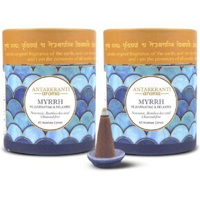 Dry Dhoop Incense Cones Myrrh (Pack of 2) (Charcoal Free) in Saudi Arabia