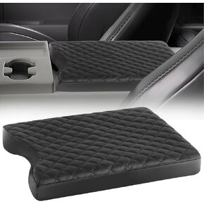 Center Console Armrest Cover for 2022-2022 Ford F150 F250 F350 F450 F550 Leather Armrest Cover Cushion Pad Jump Seat Console Lid Seat Cover Middle Console Cover
