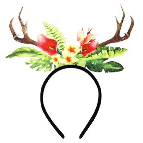 Summer Headband Flamingo Hair Band Tropical Hairband for Women and Girls Cute Flamingo Palm Tree Design Hair Accessories Hawaii Birthday Party Decoration (palm+flamingo)