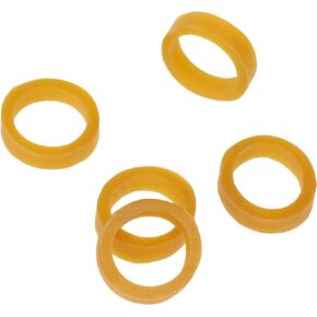 Rubber bands 23mm OD 16mm ID Silicone Cable Ties Data Lines Silicone Cord Ties Reusable Rubber Rings Power Cable Tie Straps Elasticity Coil Ring Rubber bands (100 Pieces)