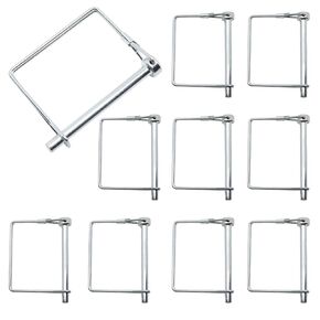 Hitch Pin Lock, Trailer Coupler Hitch Locking Pin Diameter 1/4 inch x 3 inch (10 Pcs)