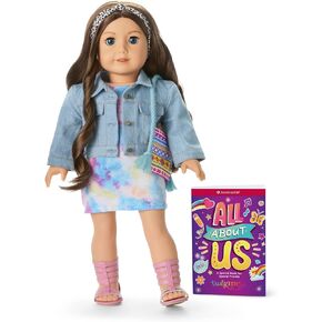 American Girl Truly Me 18-inch Doll #126 with Blue Eyes, Wavy Brown Hair, Light Skin w/Warm Olive Undertones, for Ages 6+ in Kuwait