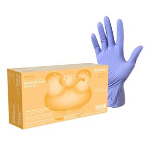 Nitrile Exam Powder Free Plus 3.5 Violet Blue (Elephant) XS