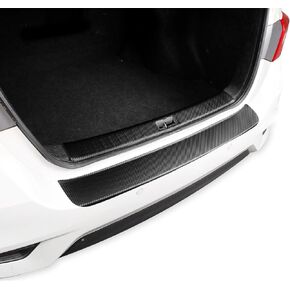 Car Rear Bumper Protection Device Protector Waterproof Rear Door Sill Protector(35.43"" L x 3.14"" W), Black