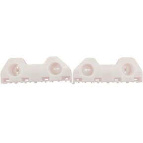Front Left Driver & Right Passenger Side Bumper Cover Bracket Insert Set of 2 Replacement for 2012-2016 Nissan Versa White Textured NI1042103 NI1043103 622243BA0A 622253BA0A
