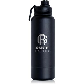 Gaisin Rafael 32oz Stainless Steel Double-Walled Insulated Water Bottle with Storage Compartment